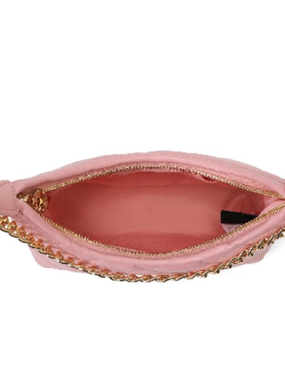 Valentino Orlandi Valencia Pink Shoulder Bag with Gold Chain - Picture 2 of 5